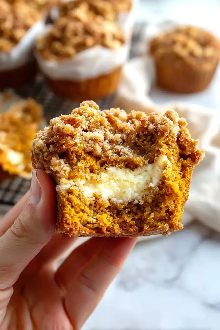 pumpkin banana bread muffins with cream cheese