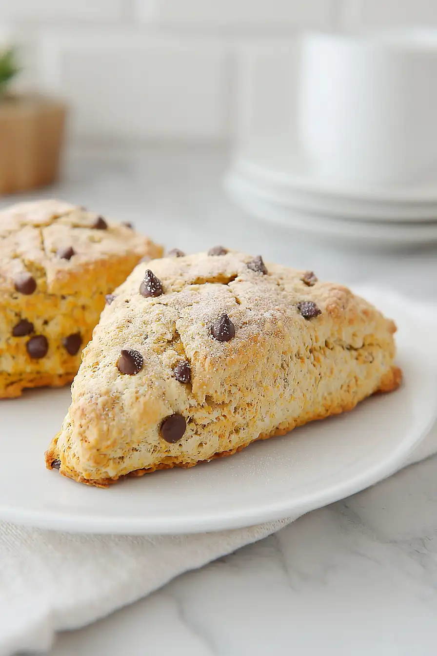 chocolate chip pumpkin scones