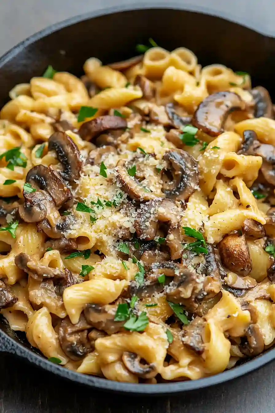 mushroom pasta without cream
