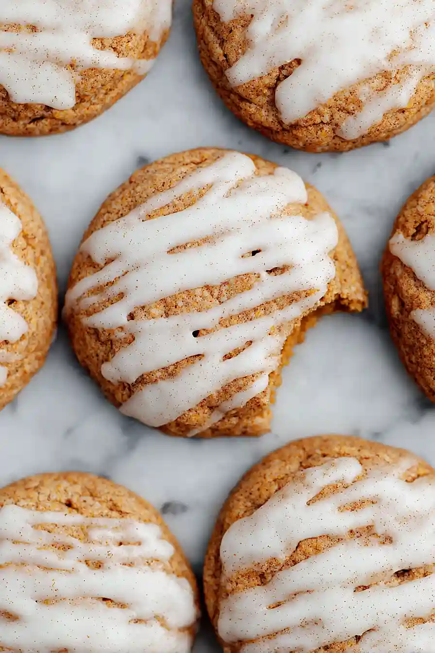 pumpkin cookies made with yogurt