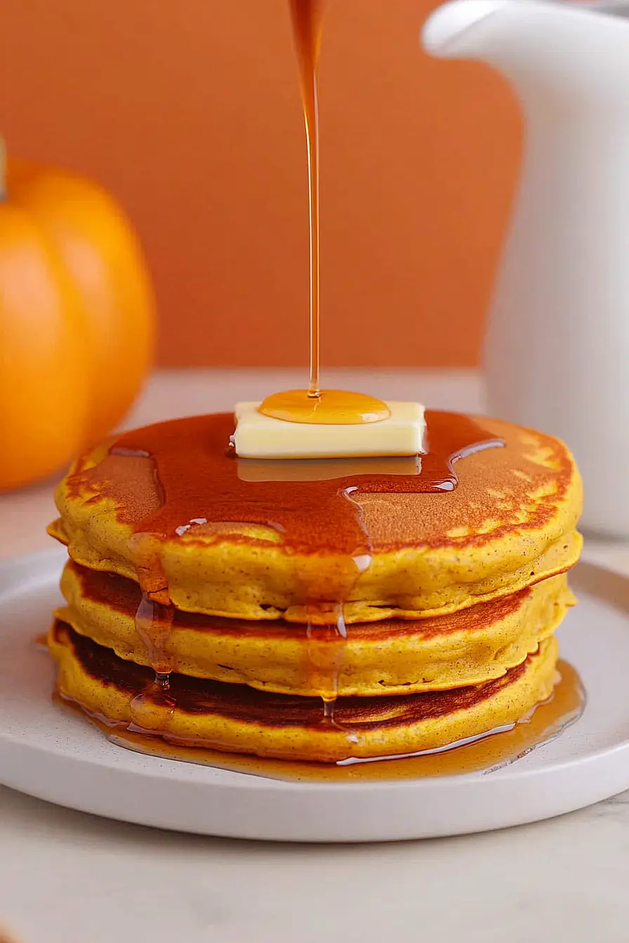 3 ingredient pumpkin pancakes