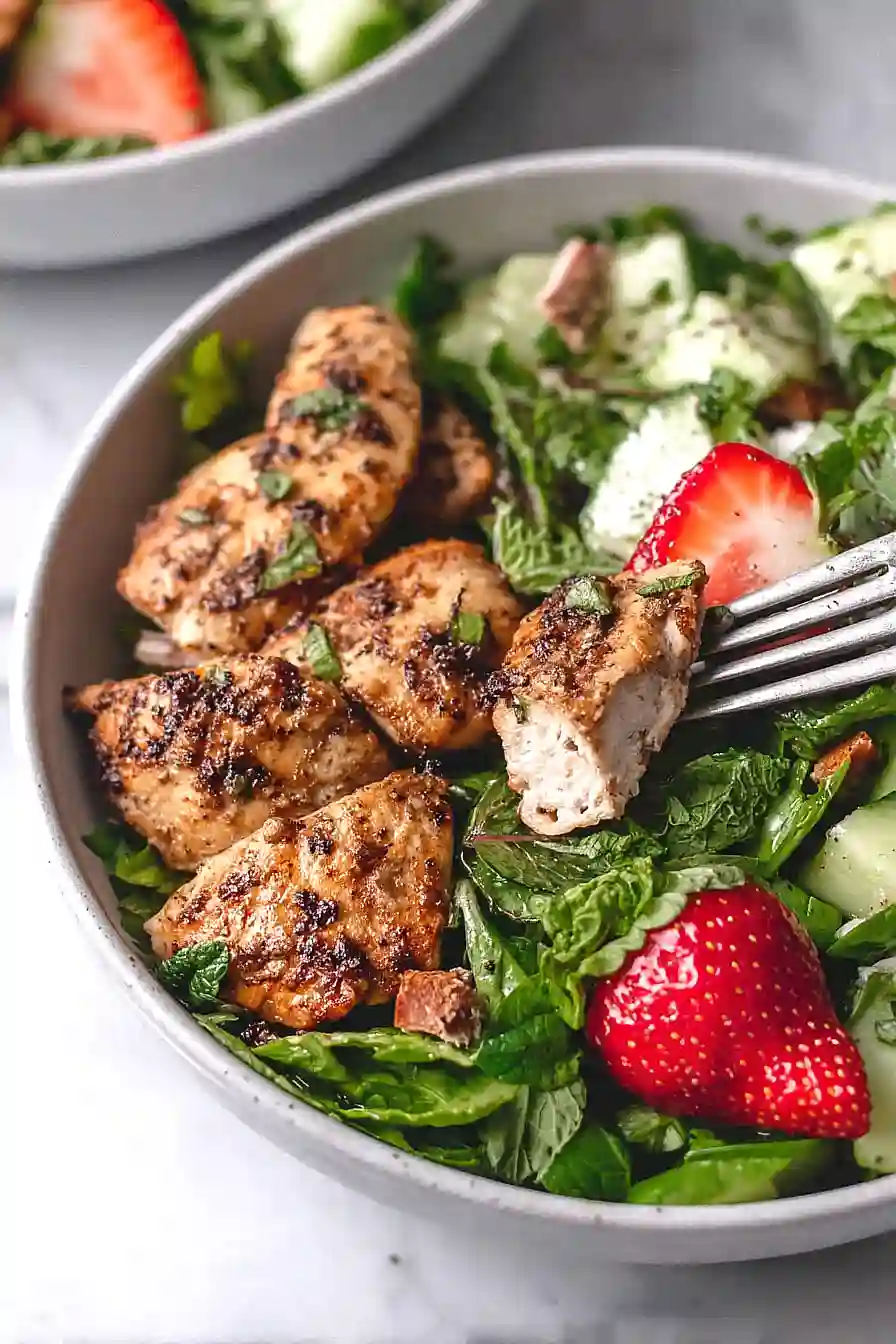 balsamic chicken feta salad