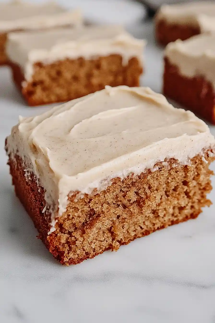 vegan pumpkin spice sheet cake