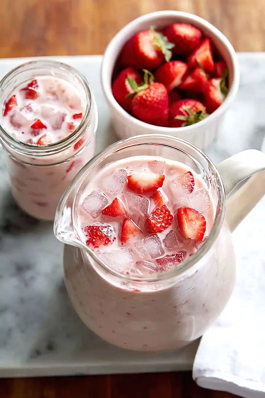 strawberry agua fresca