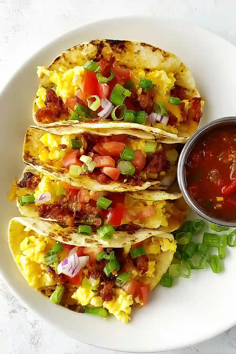 air fryer breakfast tacos