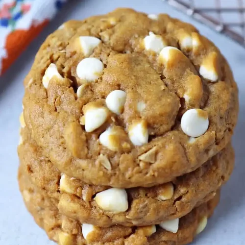pumpkin white chocolate chip cookies