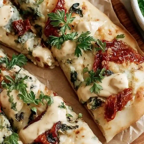 sun dried tomato flatbread