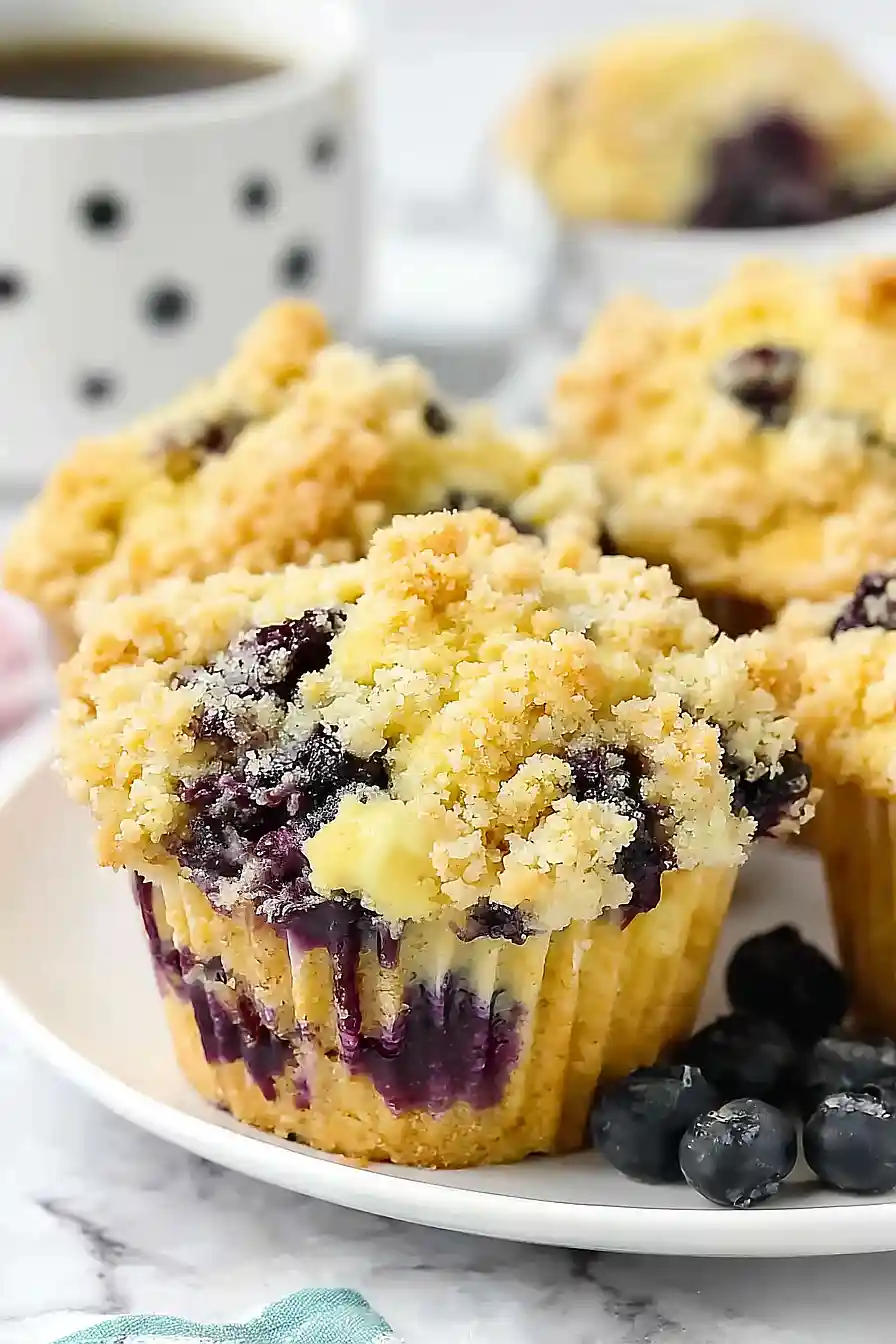 Blueberry Cream Cheese Muffins