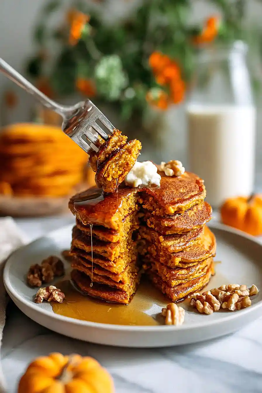 pumpkin pancakes with coconut flour
