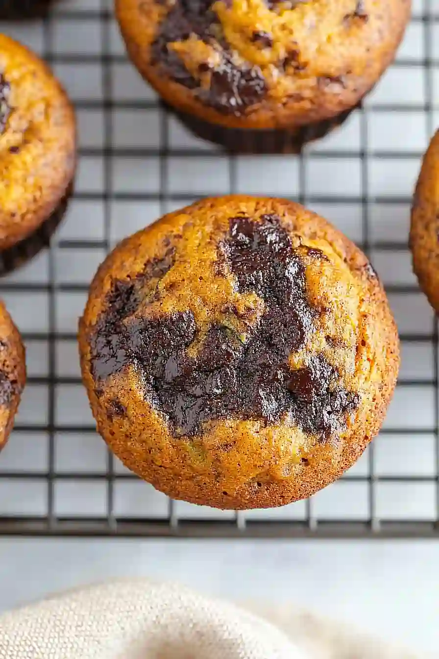 chocolate pumpkin zucchini muffins