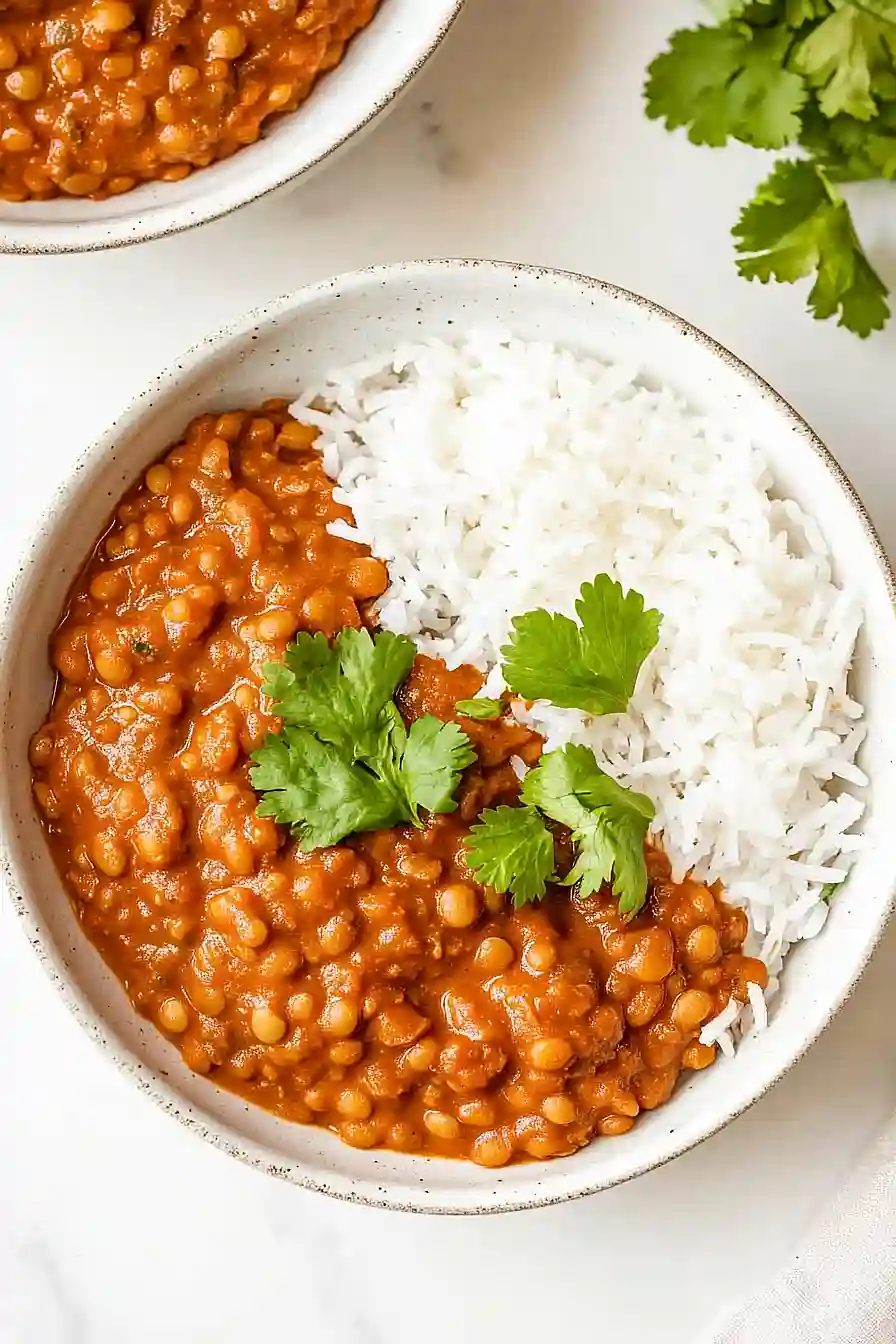 tikka masala lentils