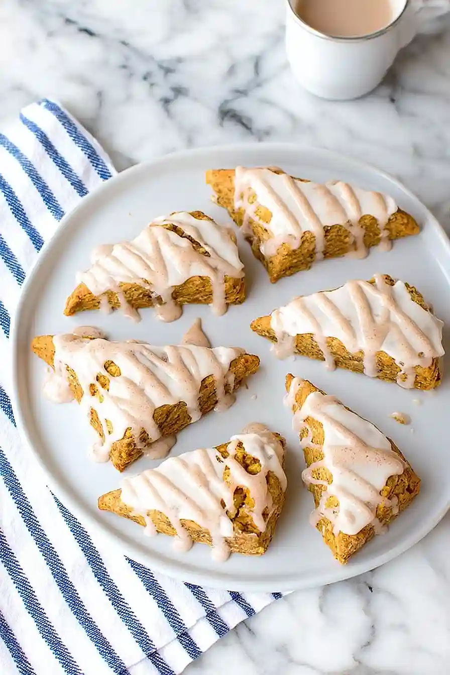 mini pumpkin scones