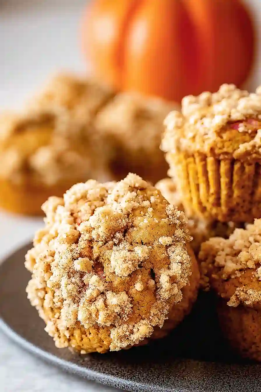 Apple Pumpkin Streusel Muffins