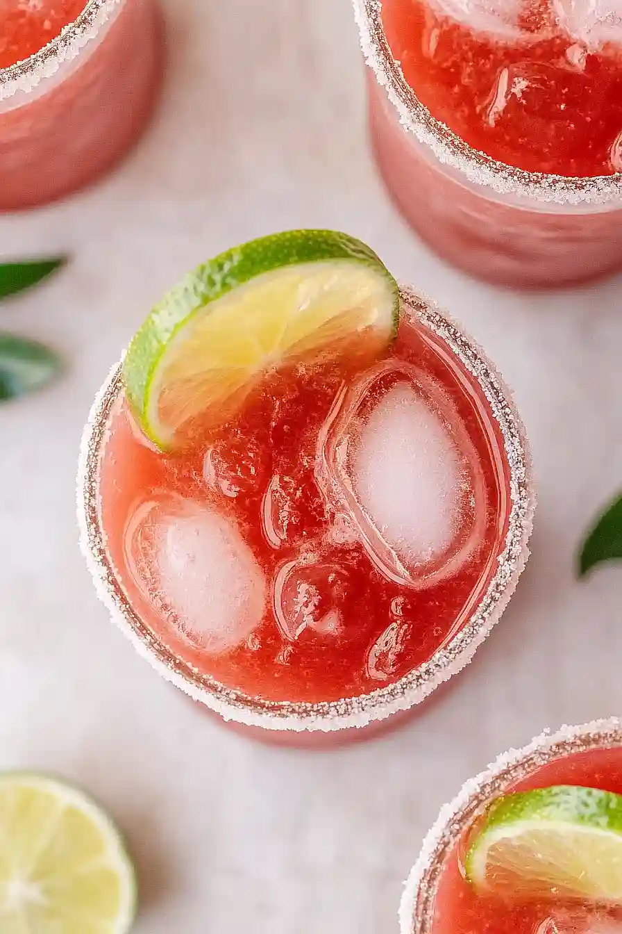 blood orange margarita mocktail