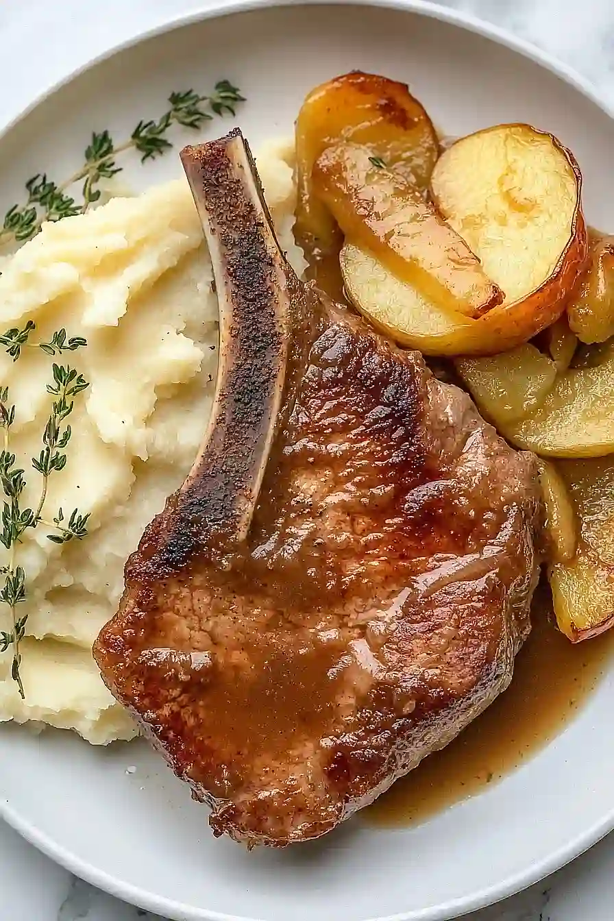 crockpot apple cider pork chops