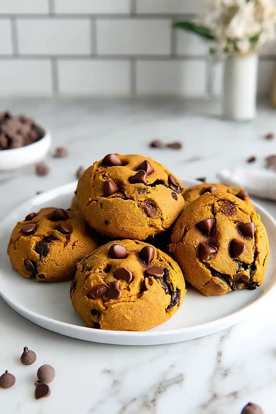 gluten-free pumpkin chocolate chip cookies