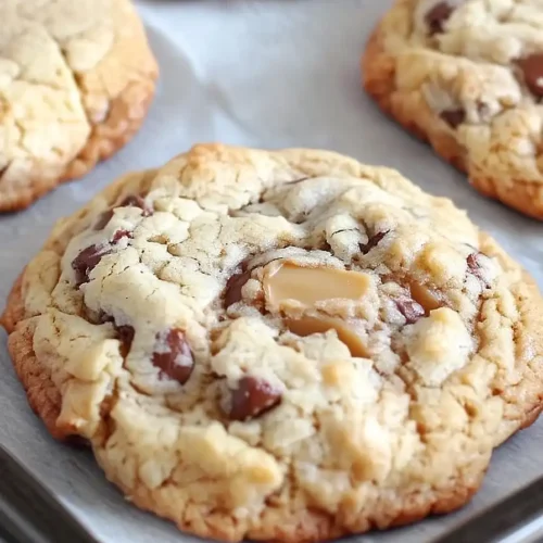 chocolate chip almond toffee cookies
