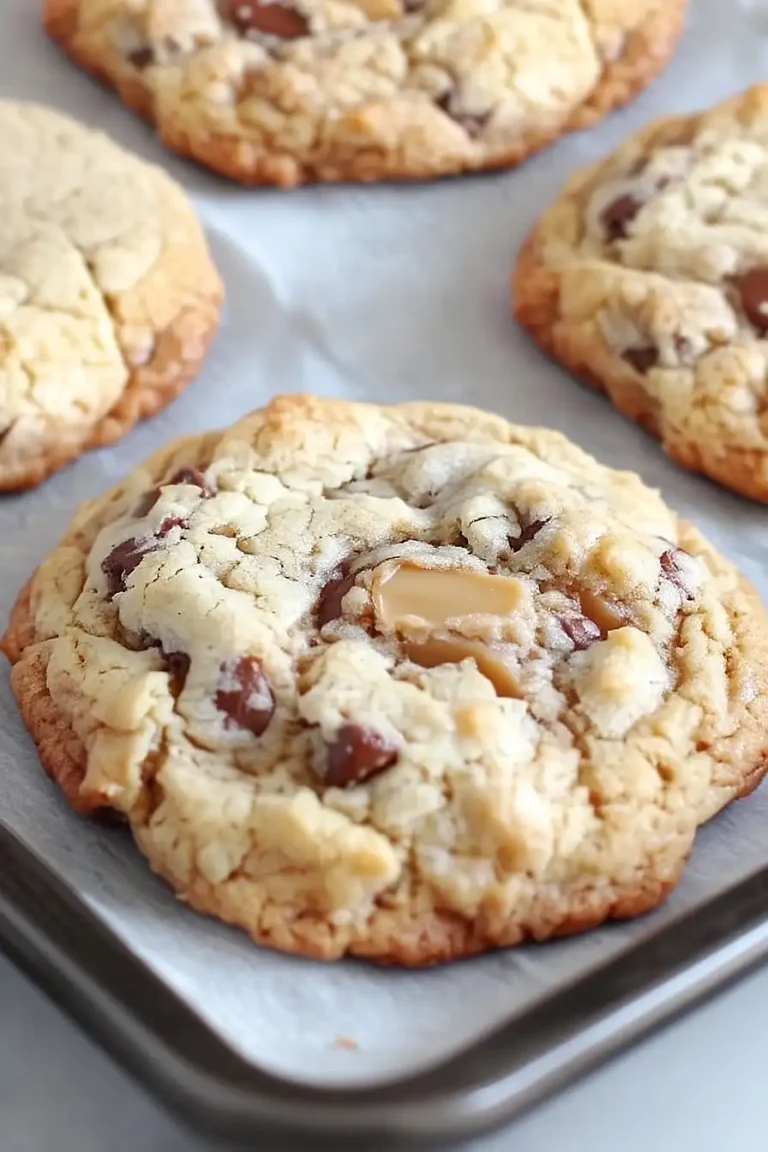 chocolate chip almond toffee cookies