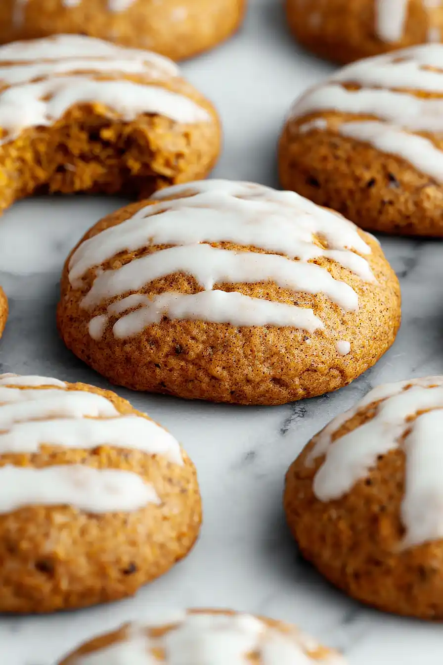 pumpkin cookies made with yogurt