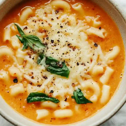tomato basil pasta soup