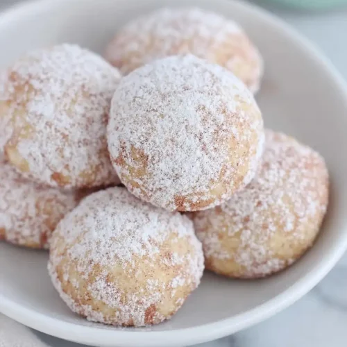chai spiced snowball cookies
