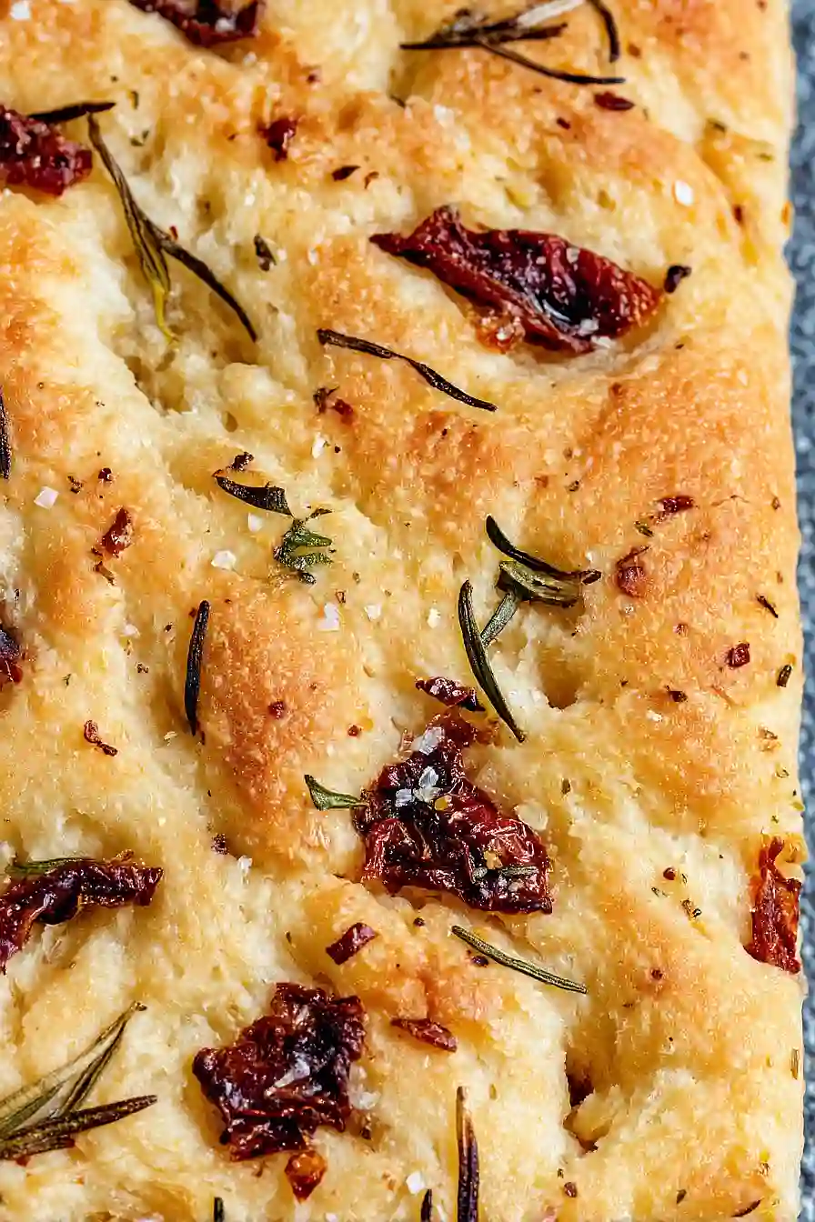 sun dried tomato focaccia
