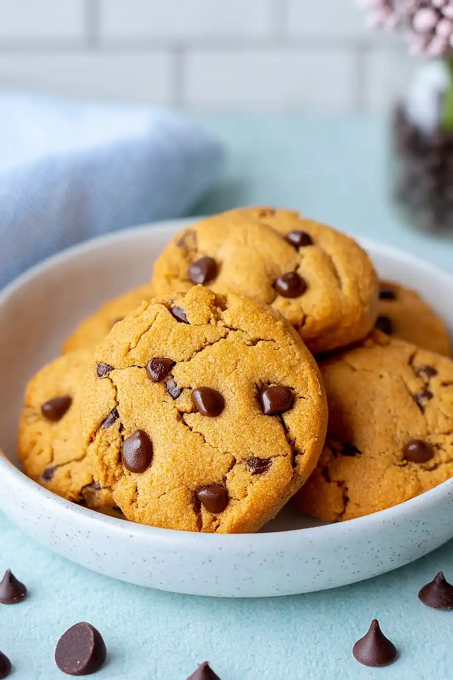 almond flour chocolate chip pumpkin cookies