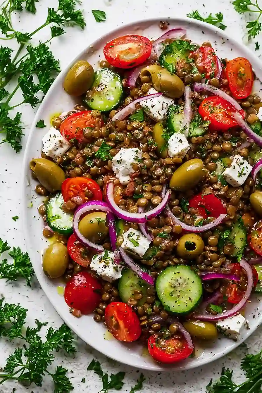 Mediterranean Lentil Salad