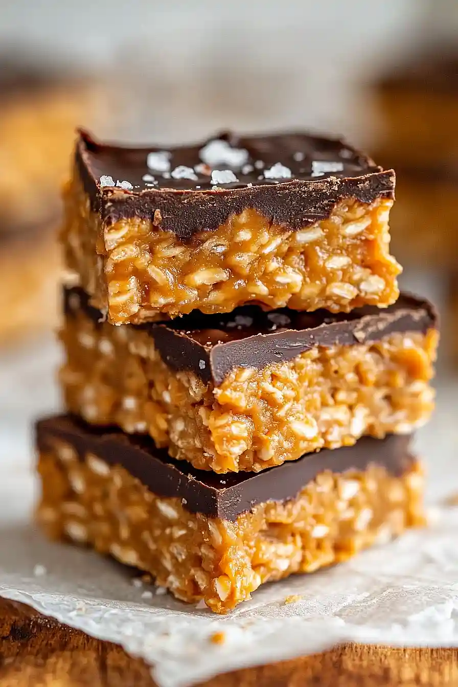 peanut butter bars with rice krispies
