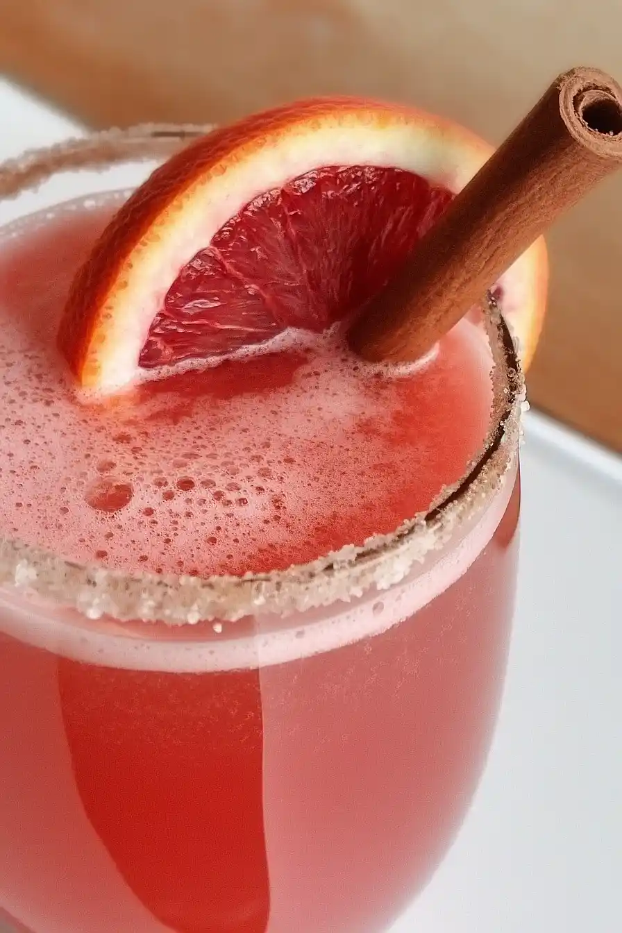 blood orange apple cider margarita