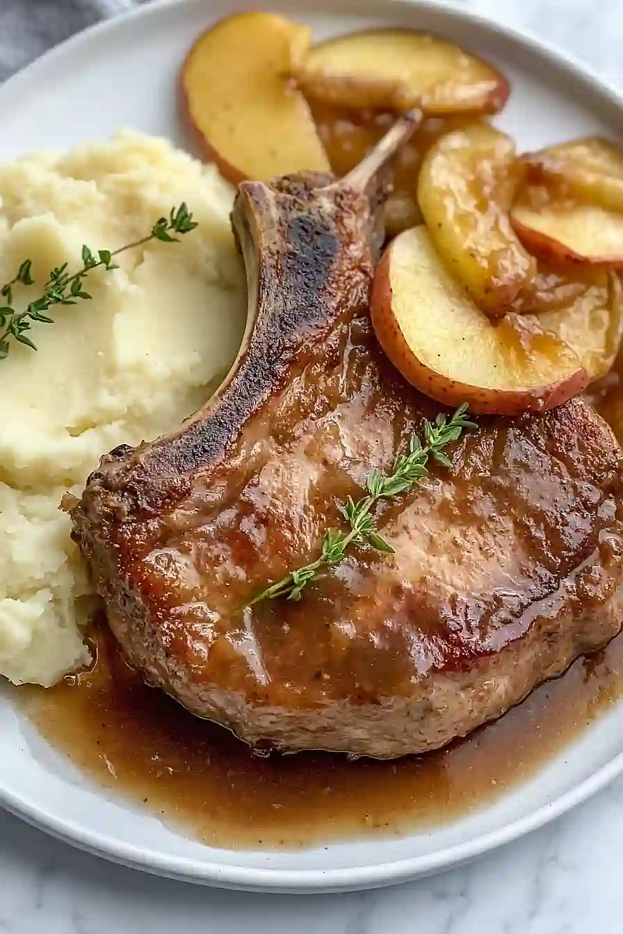 crockpot apple cider pork chops