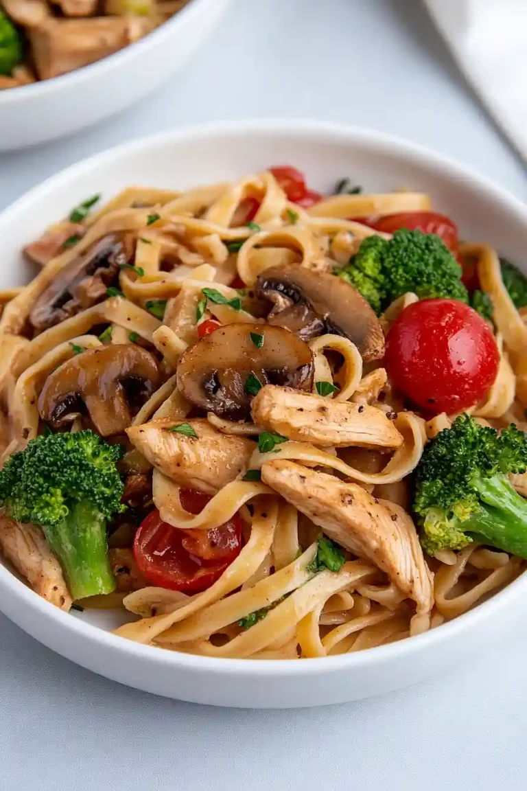 balsamic chicken fettuccine