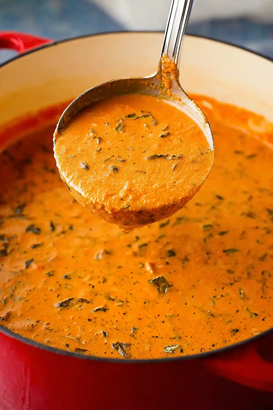 Roasted Tomato Basil Soup