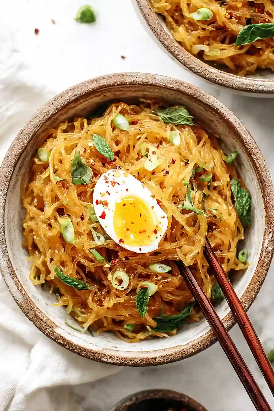 Spicy Spaghetti Squash Noodles