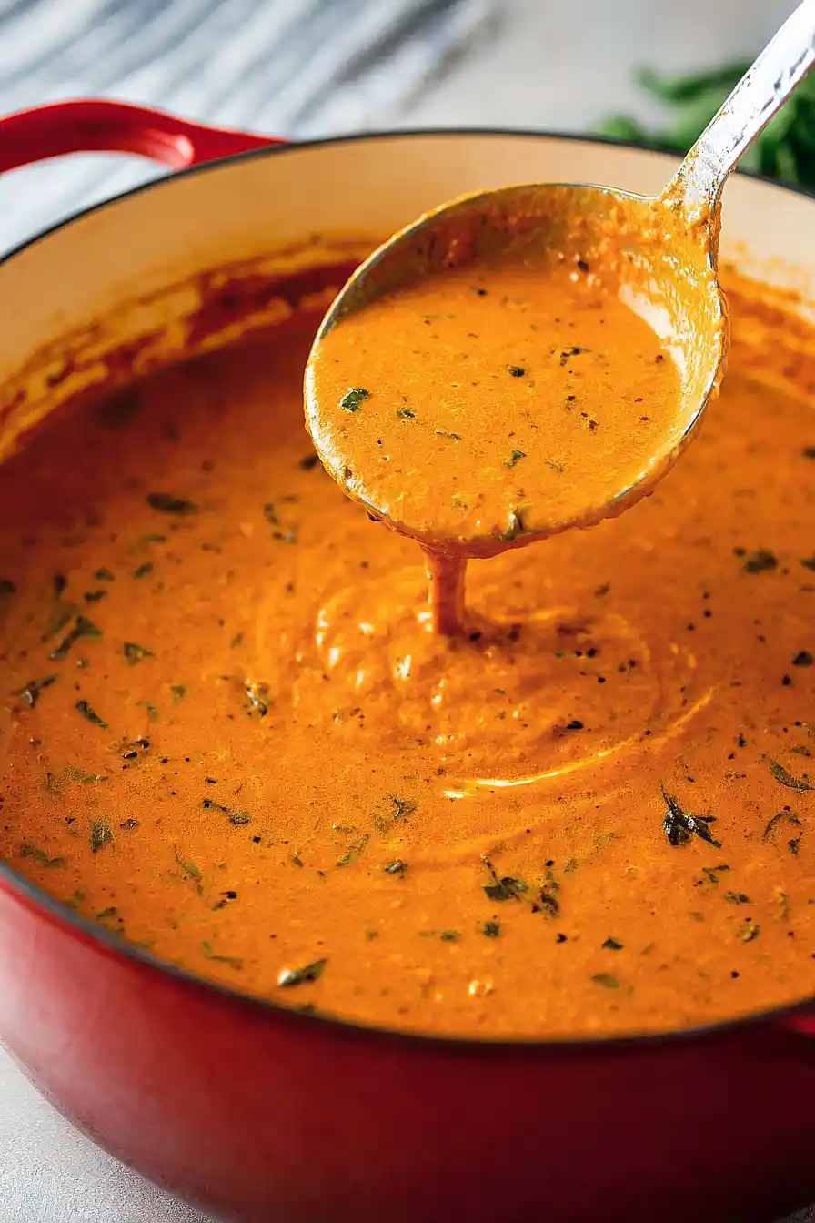 Roasted Tomato Basil Soup