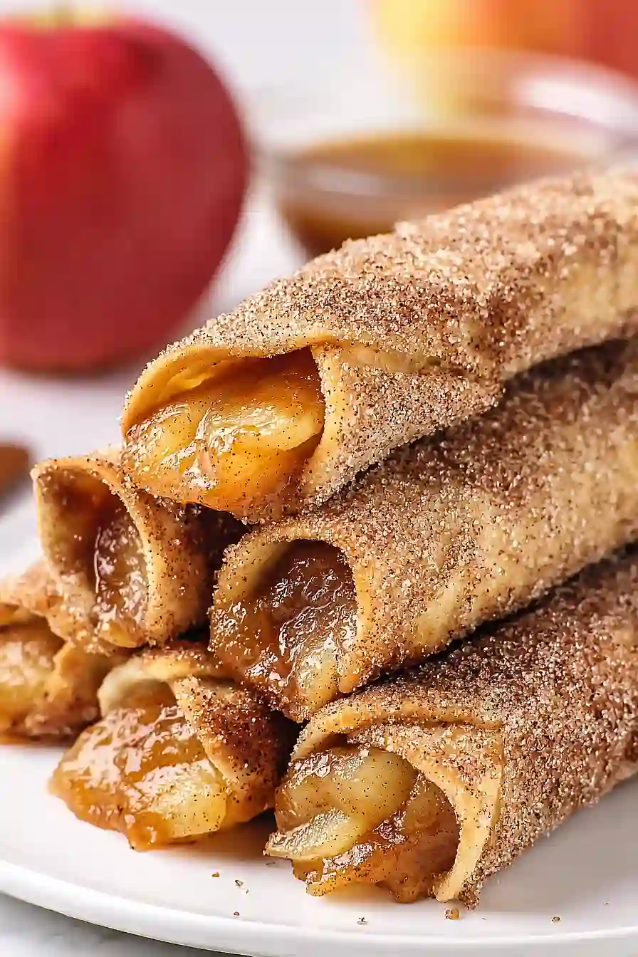 Air Fryer Apple Pie Taquitos