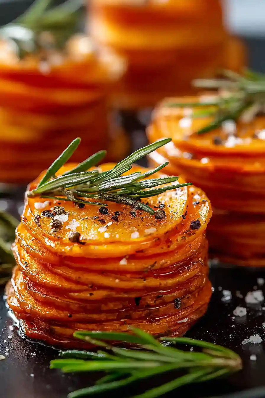 Savory Sweet Potato Stacks