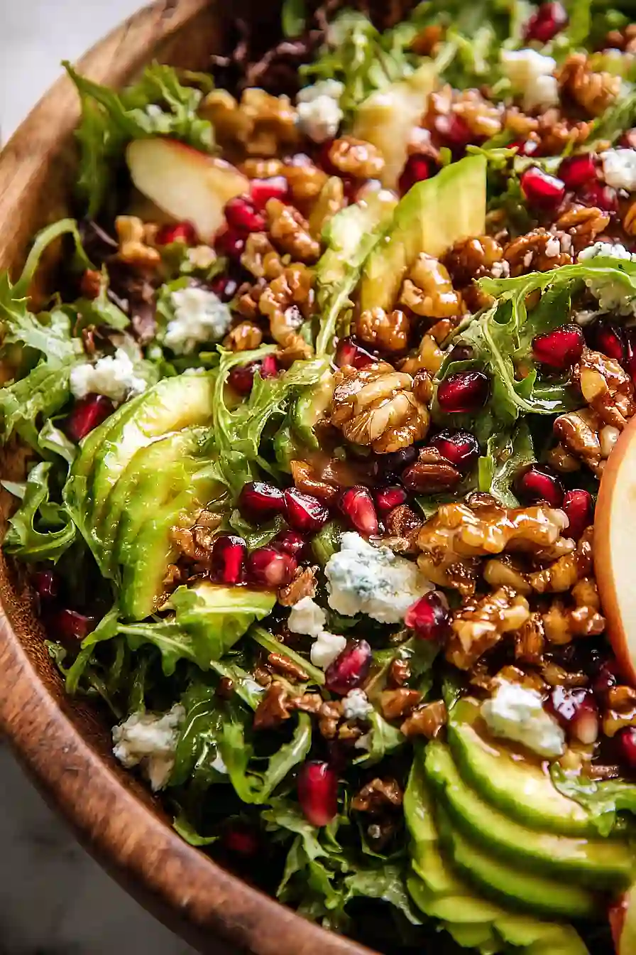 Christmas Salad with Honey Mustard Dressing