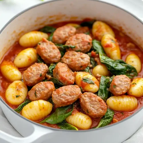 pork sausage gnocchi