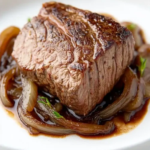 filet mignon with yakitori sauce