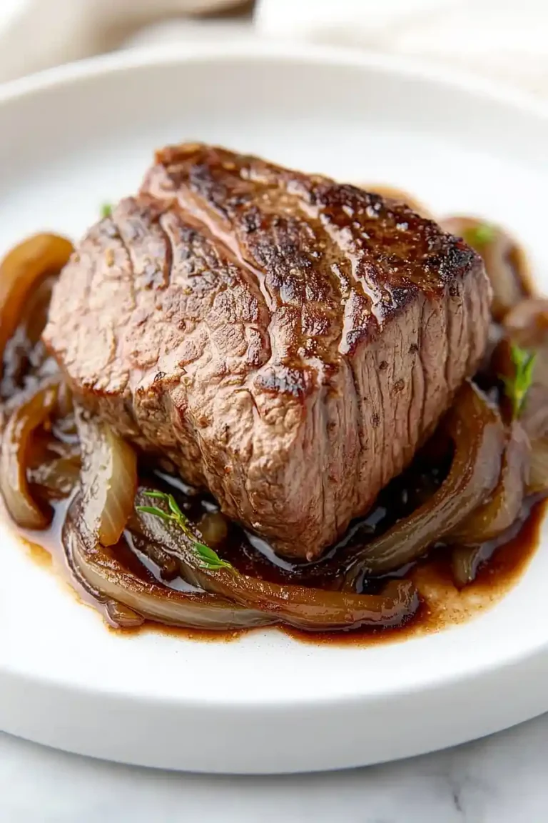 filet mignon with yakitori sauce