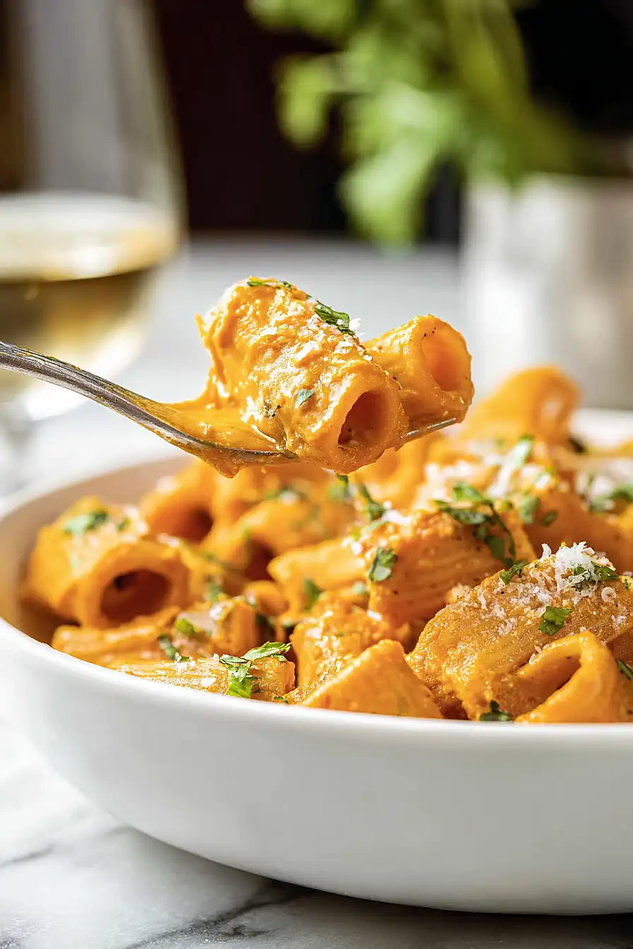 creamy pumpkin pasta