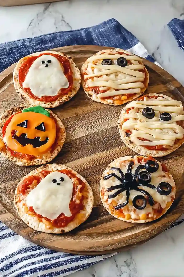 Mini Halloween Pizzas