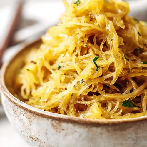 Spicy Spaghetti Squash Noodles