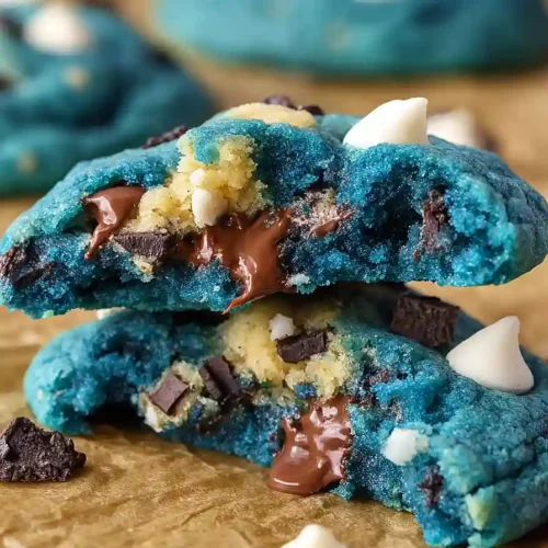 Halloween Cookie Monster Cookies