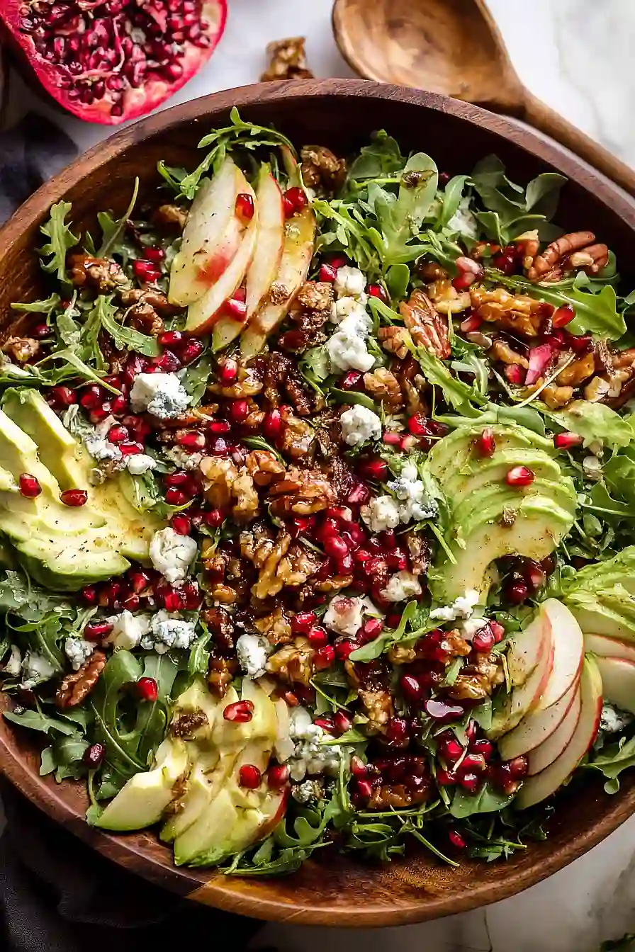 Christmas Salad with Honey Mustard Dressing