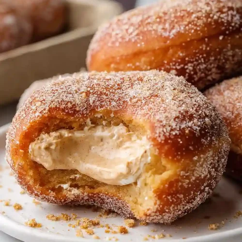Pumpkin Spice Cheesecake Doughnuts