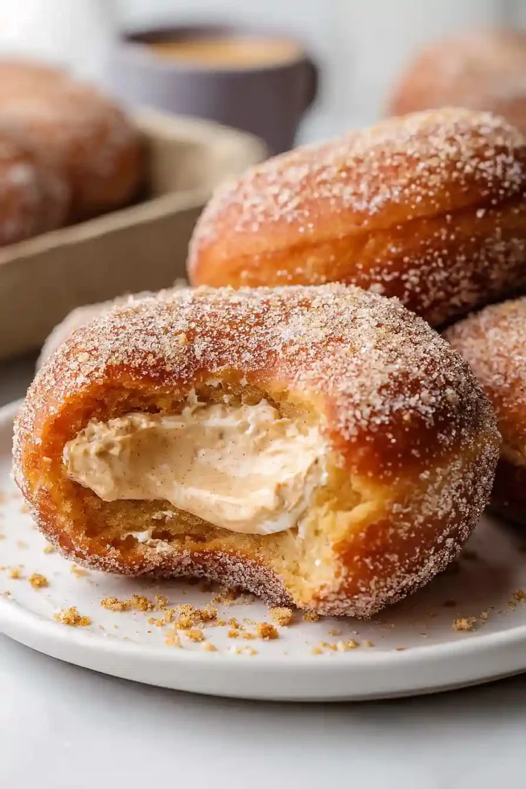 Pumpkin Spice Cheesecake Doughnuts