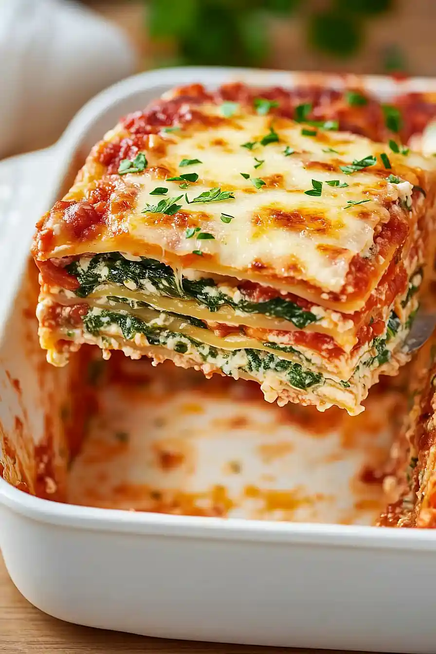 spinach lasagna