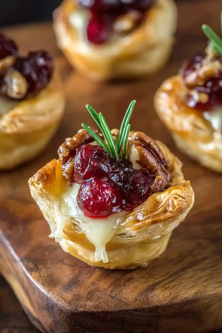 Cranberry Brie Bites
